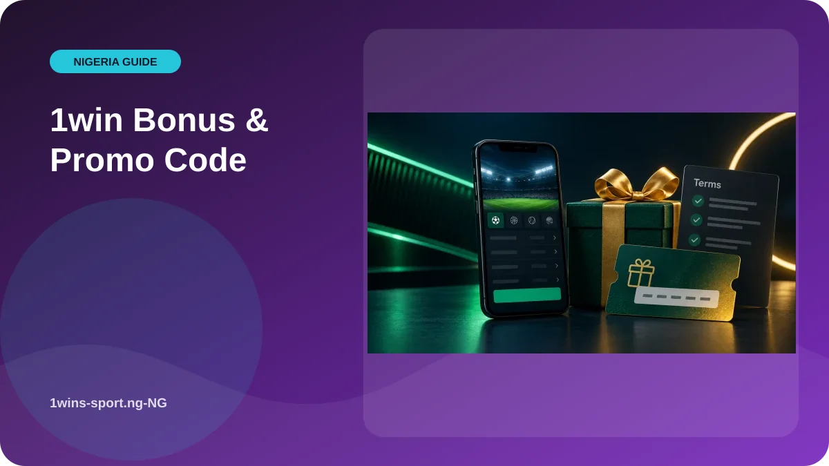 1win Bonus & Promo Code illustration
