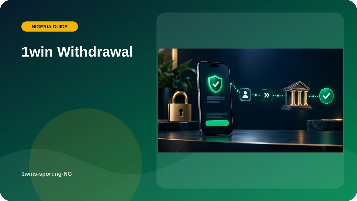 1win Withdrawal illustration
