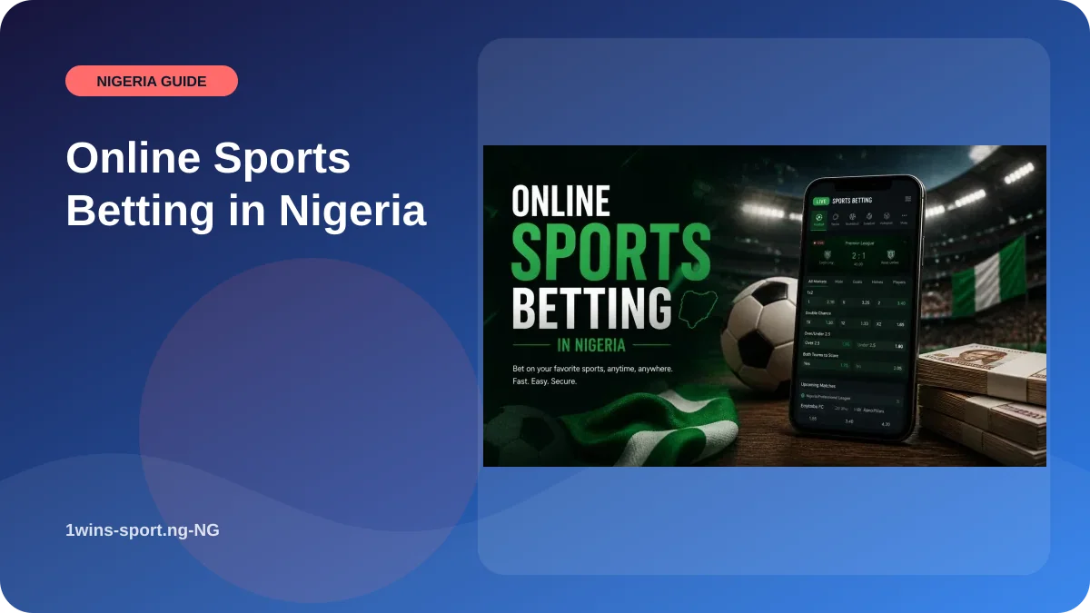 Online Sports Betting in Nigeria illustration